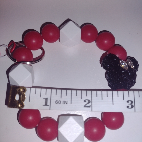 Mini Mouse Keychain - Picture 3 of 6